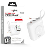 MyBat 10000mAh PowerLoop Power Bank with USB - C Cable & Watch ChargerMyBat Pro